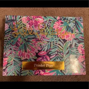 New In Box Lilly Pulitzer Trinket Tray 💜💙💚